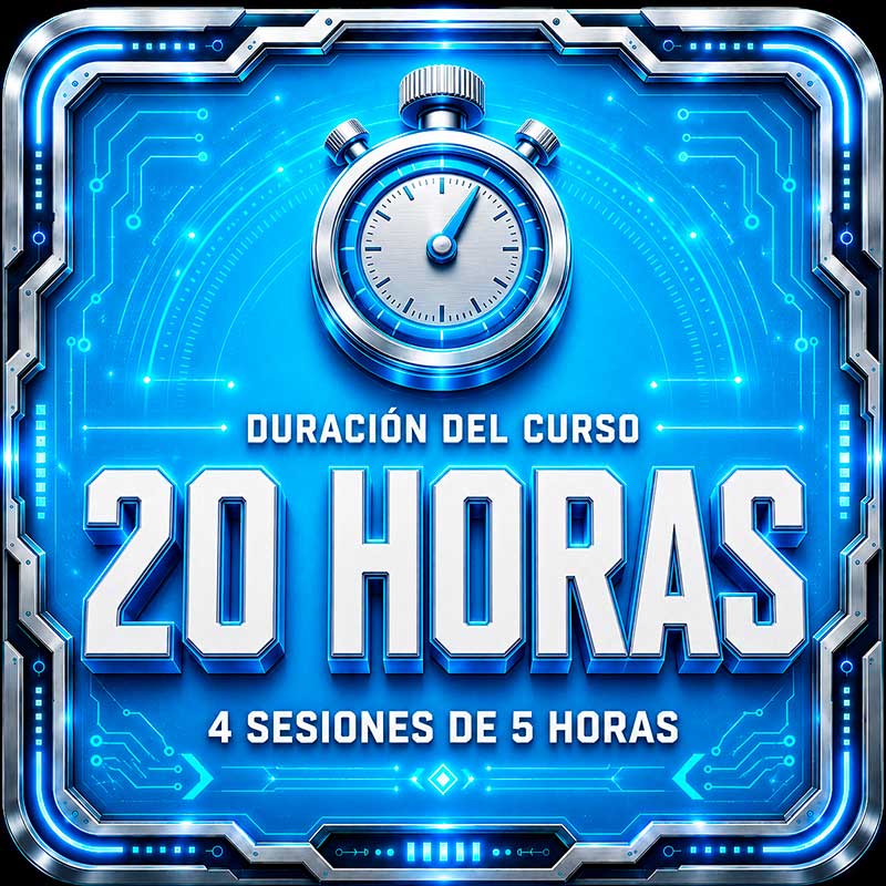 Curso Electricidad Básica: duración 20 horas en 4 sesiones de 5 horas