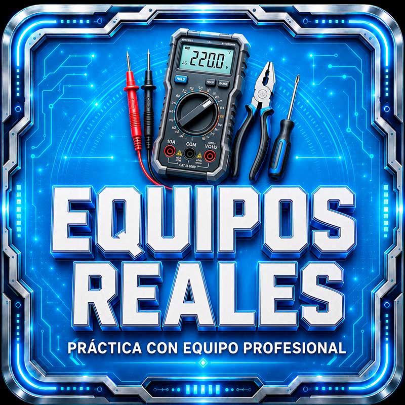 Curso Electricidad Básica: práctica con equipos reales y profesionales